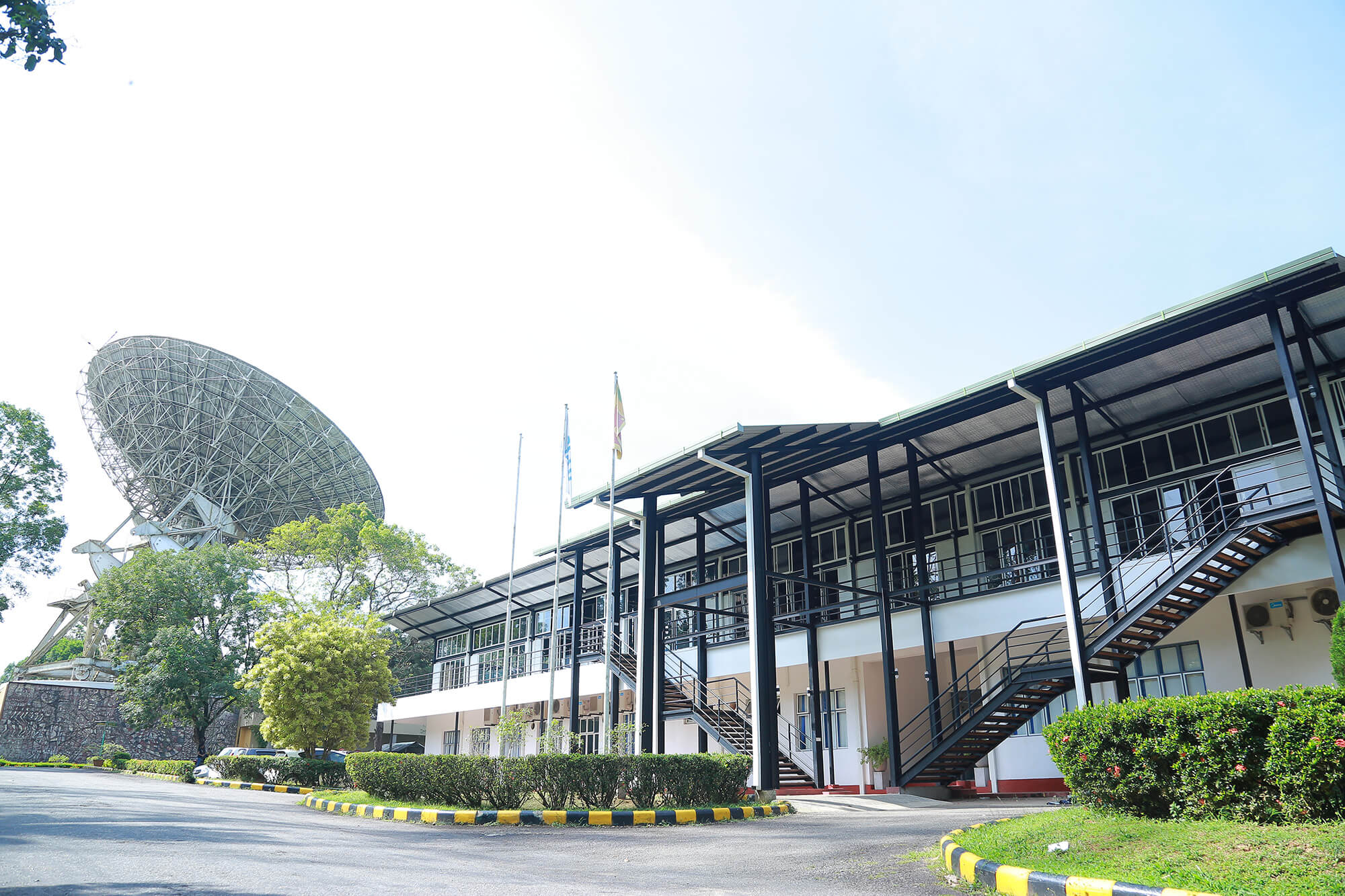 Students on the SLTC campus